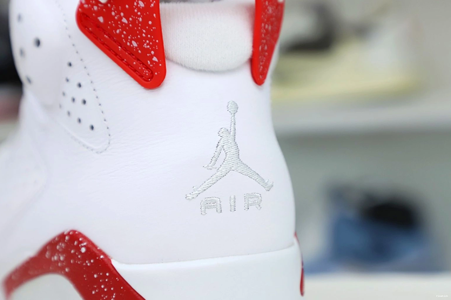 6 JORDAN RED OREO AIR 0717